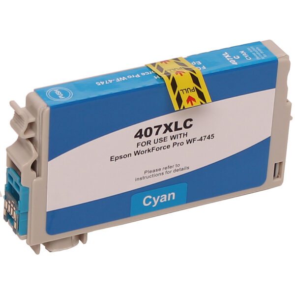 Cartus cerneala compatibil cu Epson T407XL, 26 ml, cyan, 1.940 pagini