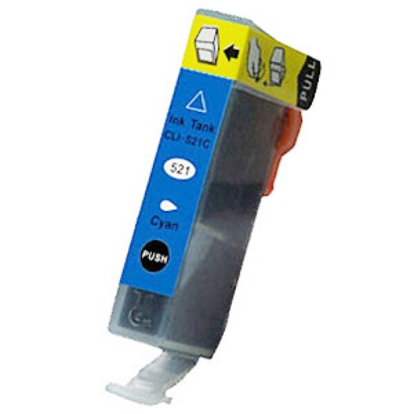 Cartus Canon CLI521C cyan compatibil Canon PIXMA MP560 Canon PIXMA MP620 Canon PIXMA MP630 Canon PIXMA MP640 Canon PIXMA MP980 Canon PIXMA MP990, Randament 535 pagini