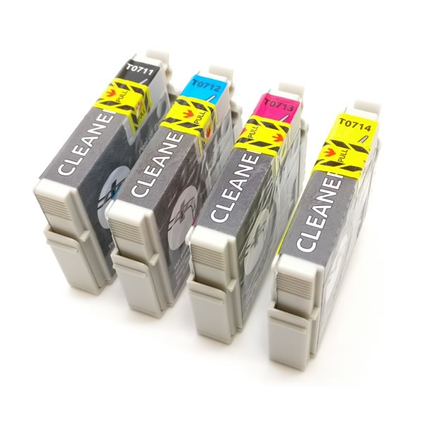 Set 4 Cartuse Compatibile Epson T0711/T0712/T0713/T0714 BK/C/M/Y