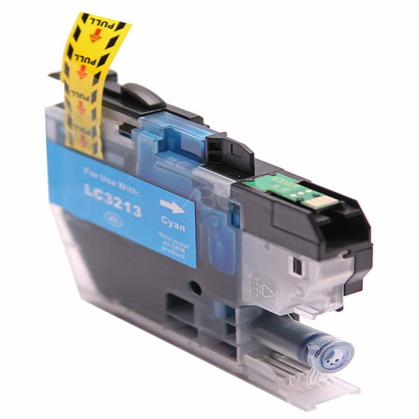 Cartus compatibil cu Brother LC3213C, cyan, 400 pagini