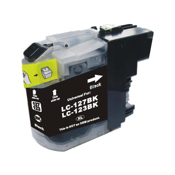 Cartus Brother LC123BK compatibil negru 600 pagini