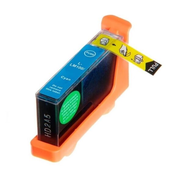 Cartus compatibil cu Lexmark 100XL C, cyan, 600 pagini