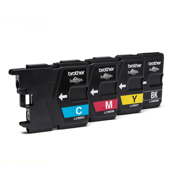 Set 4 Cartuse cerneala Compatibile Brother LC985 BK/C/M/Y Brother DCP-J125