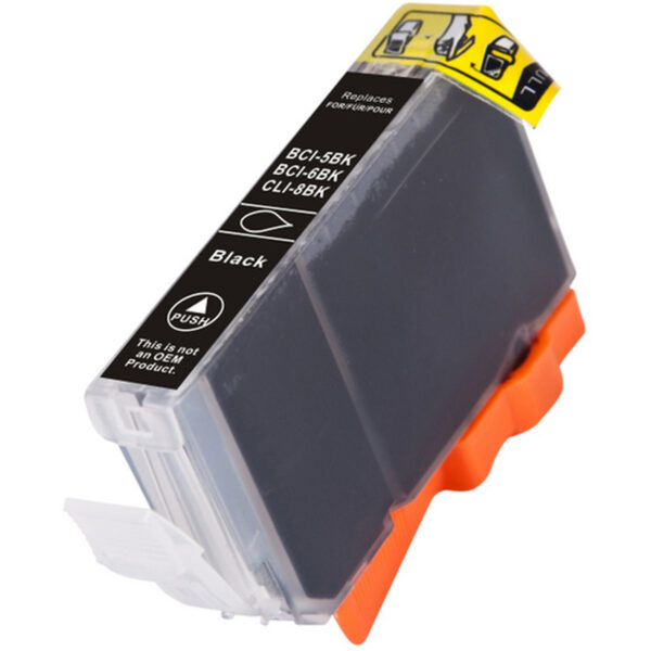 Cartus Canon CLI8 BK compatibil negru cu chip 420 pagini