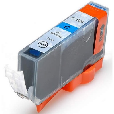 Cartus Canon CLI-526C cyan compatibil Canon PIXMA iP4850 Canon PIXMA iP4950 Canon PIXMA iX6550 Canon PIXMA MG5150 Canon Pixma MG5200, Randament 340 pagini