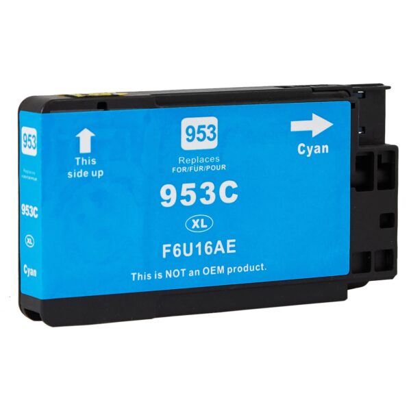 Cartus cerneala compatibil cu HP 953C / F6U16AE, 28 ml, cyan, 1500 pagini