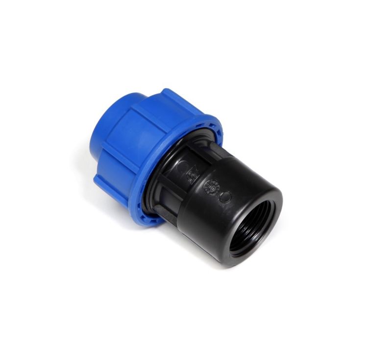 Mufa compresiune filet interior PEHD PN16 32 mm