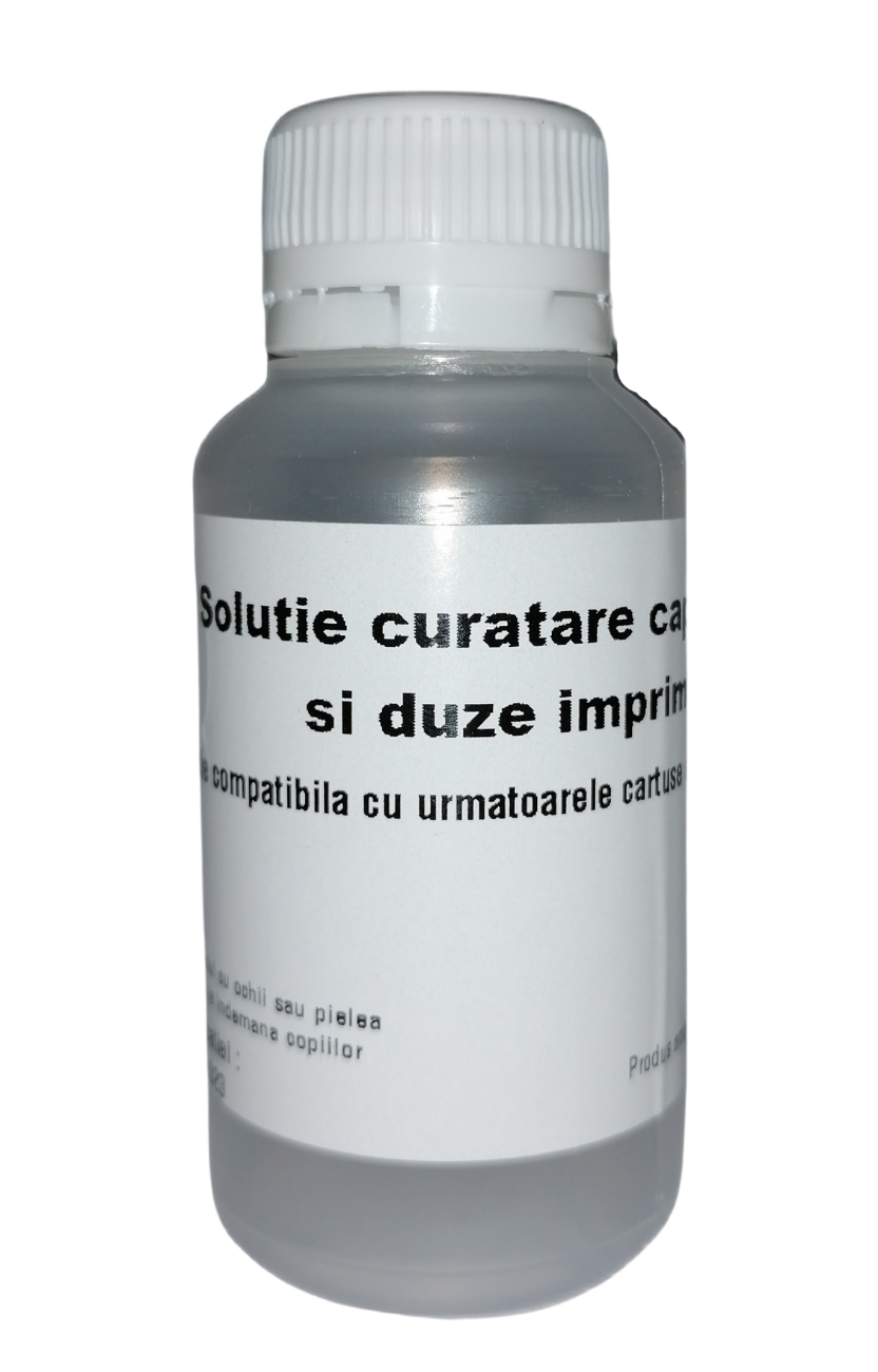Solutie curatare cap cartus si desfundare duze imprimanta,100 ml, compatibila Brother LC960Bk LC970Bk LC1000Bk