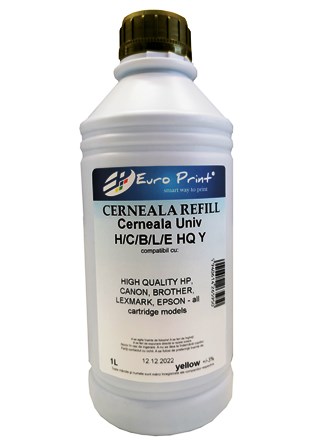 HP Cerneala UNIV HQ Y - 1L – galben (UNIVERSALA)