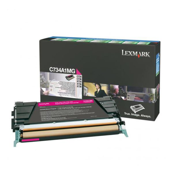 Lexmark OEM C734 M Laser – magenta – 6000 pag. (C734A1MG)